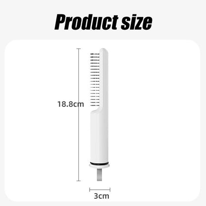 Pet Grooming Brush Self Cleaning Automatically Dog Cat Slicker Brush Remove Dog Hairs Pet Comb All-In-One Metal Undercoat Rake, Dematting Tool, Detangling Comb, Fur Shedding Blade, Pet Hair Remover