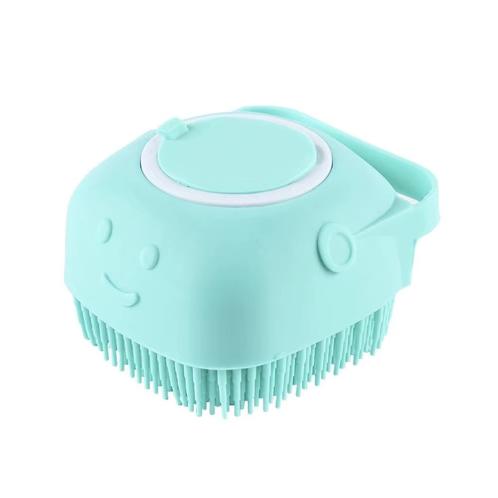 Soft Silicone Dog Brush Pet Shampoo Massager Bath Brush Bathroom Puppycat Washing Massage Dispenser Grooming Shower Brush Combs