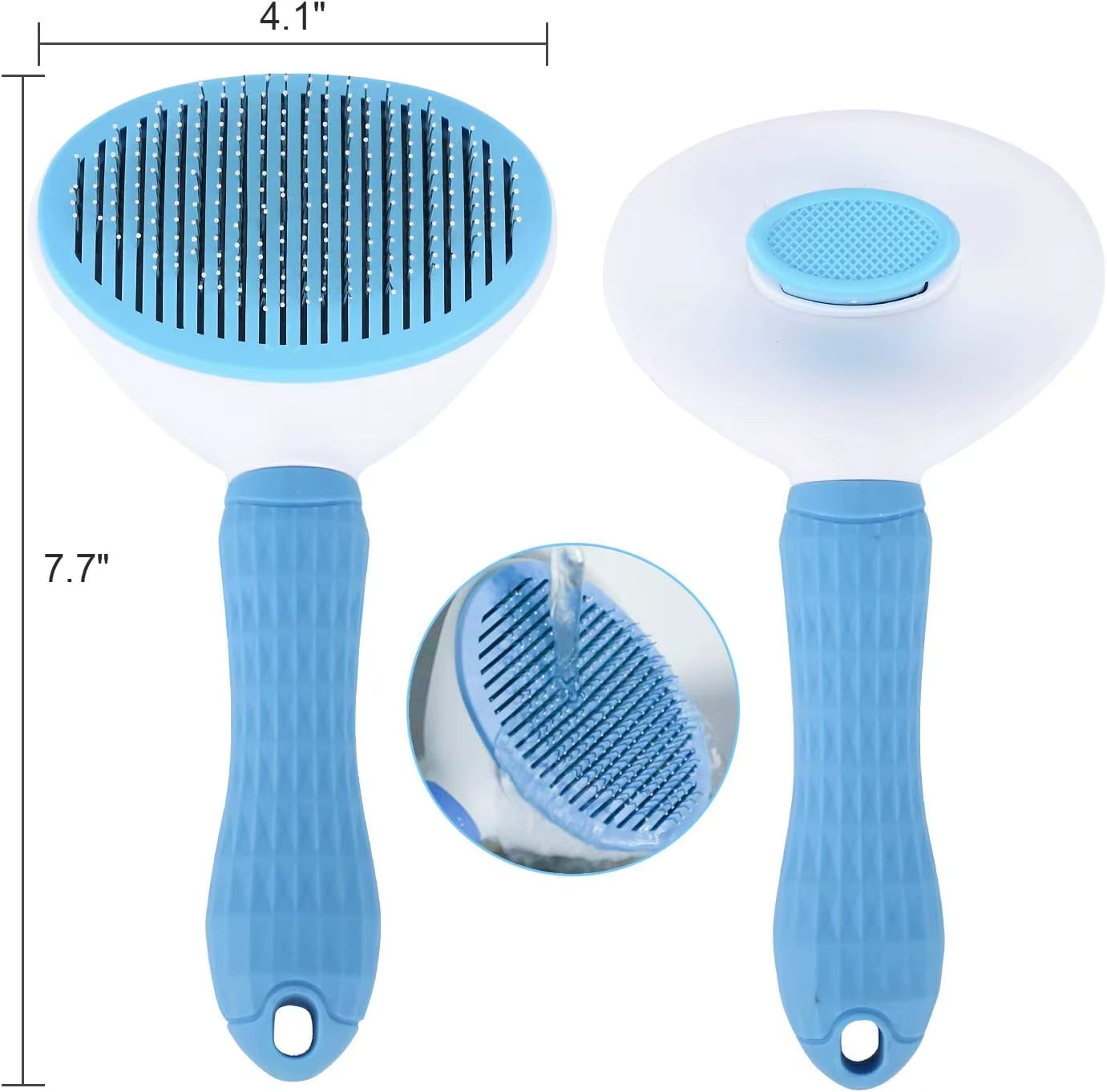 Pet Hair Remover Brush,Easy to Remove Loose Undercoat,For Dogs Cats Grooming Tools, Pet Hair Removal Comb Dogs Accessories