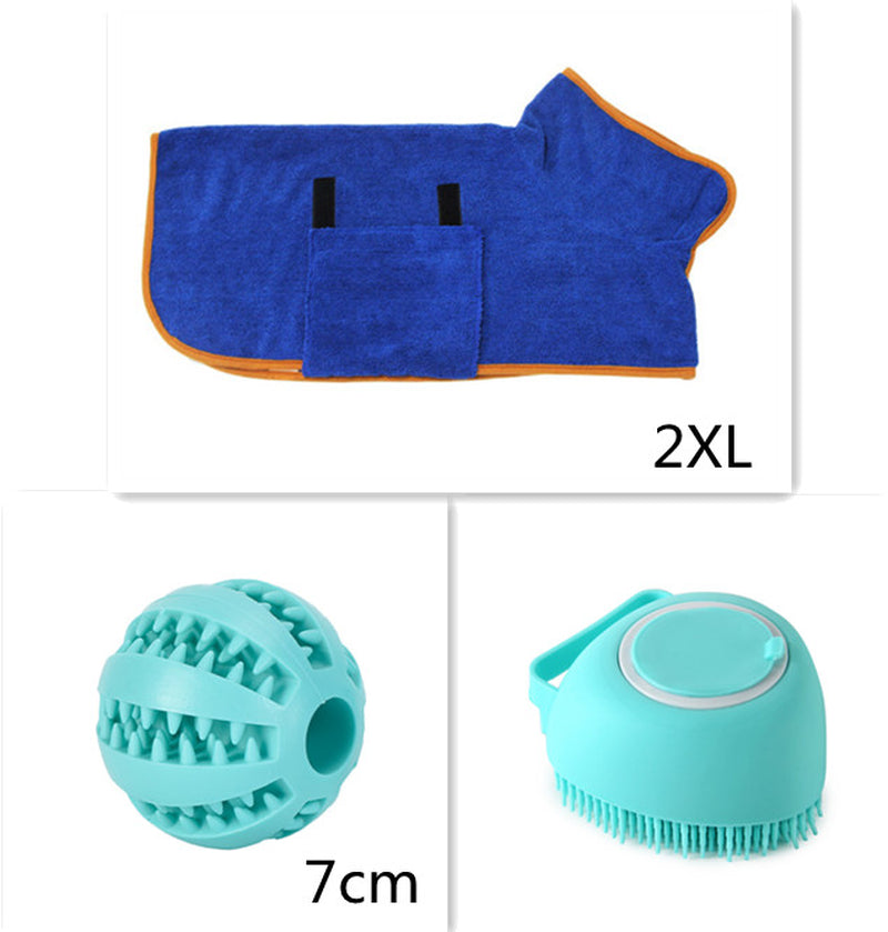 Silicone Dog Bath Massage Gloves Brush Pet Cat Bathroom Cleaning Tool Comb Brush for Dog Can Pour Shampoo Dog Grooming Supplies