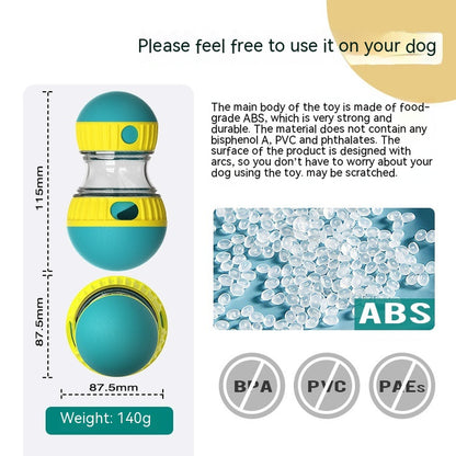 Food Dispensing Dog Toy Tumbler Leaky Food Ball Puzzle Toys Interactive Slowly Feeding Protect Stomach Increase Intelligence Pets Toy Pet Products