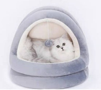 High Quality Cat House Beds Kittens Pet Cats Sofa Mats Cozy Bed Toy Dog for Small Kennel Home Cave Sleeping Nest Indoor Products