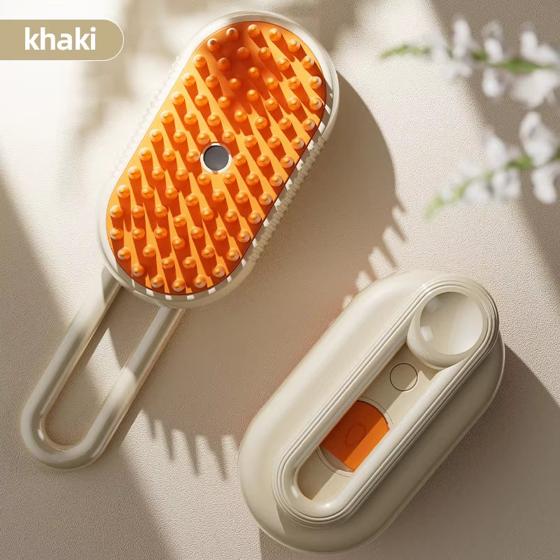 Dog Hair Brush Cat Hair Brush Electric Pet Cleaning Brush Steam Spray Brush Massage Hair Removal Comb anti Flying Brush