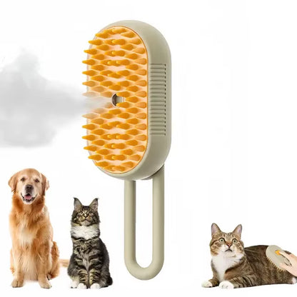 3 in 1 Electric Spray Cat Hair Brush Pet Brush Dog Hair Beauty Comb Pet Steam Brush Steam Cat Dog Hair Brush Special Comb