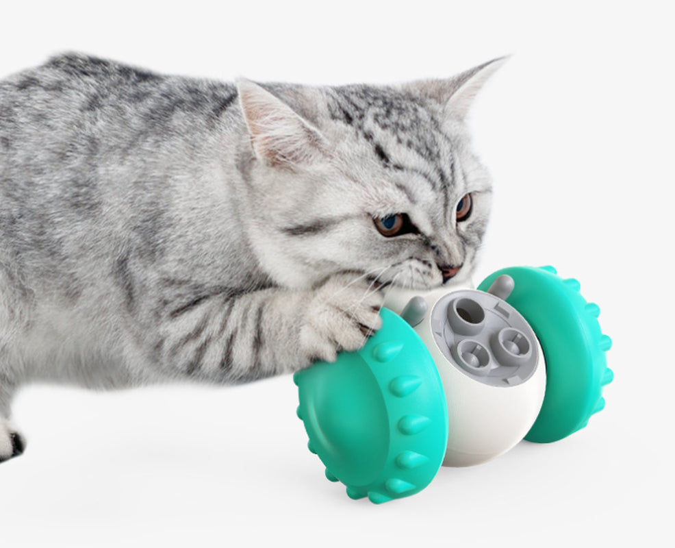 Cat and Dog Toys Slow Food Interactive Balance Car Multifunctional Fun Development Smart Pet Feeding Dog Toy Car Pets Products